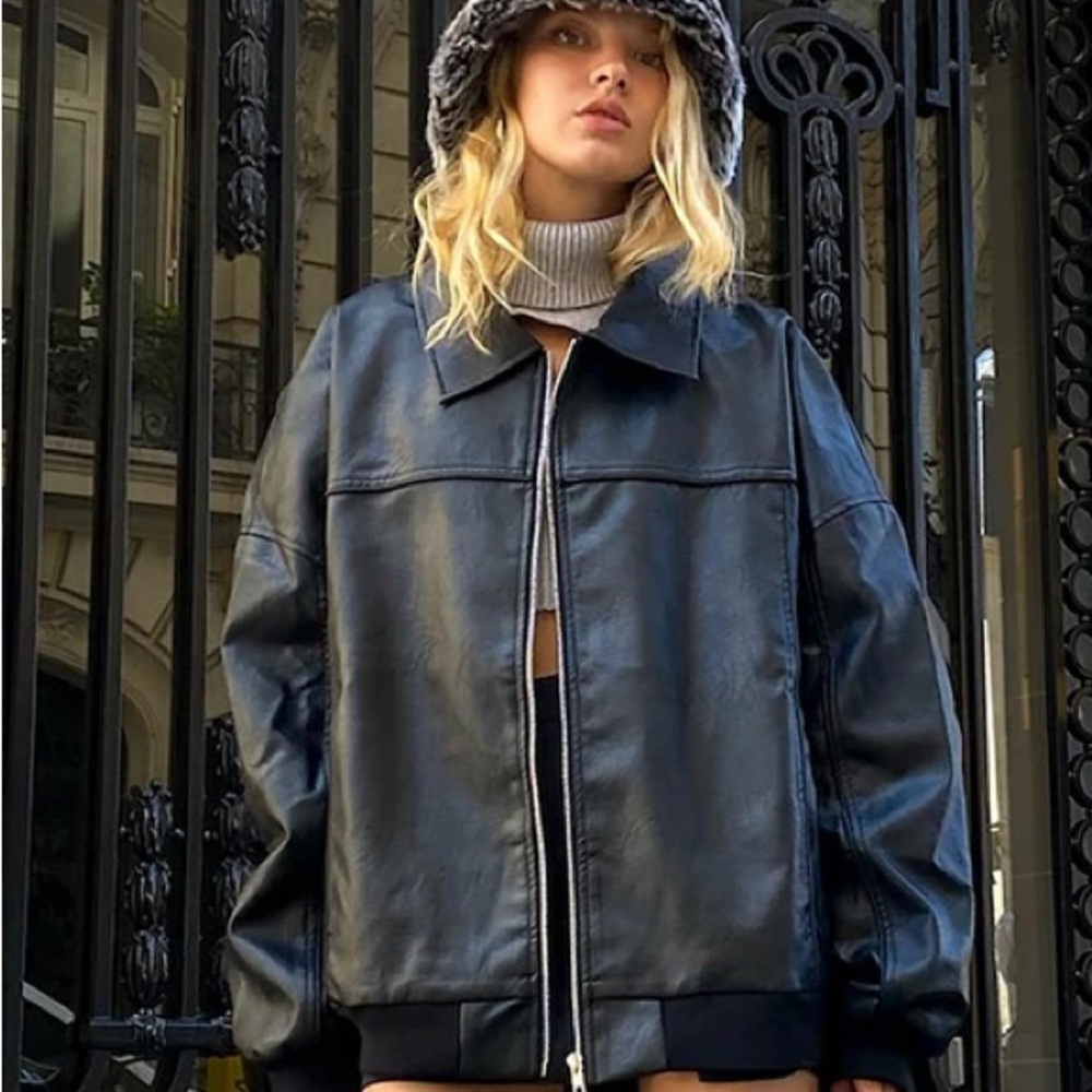 Princess Polly Goldsmith Faux Leather Jacket - Picture 2 of 4